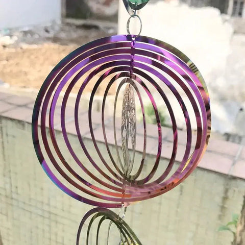 3D Rotating Wind Chimes